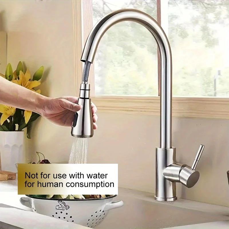 kitchen-sink-faucet-with-pull-down-spray-single-handle-single-hole-commercial-stainless-steel-kitchen-faucet-brushed-nickel