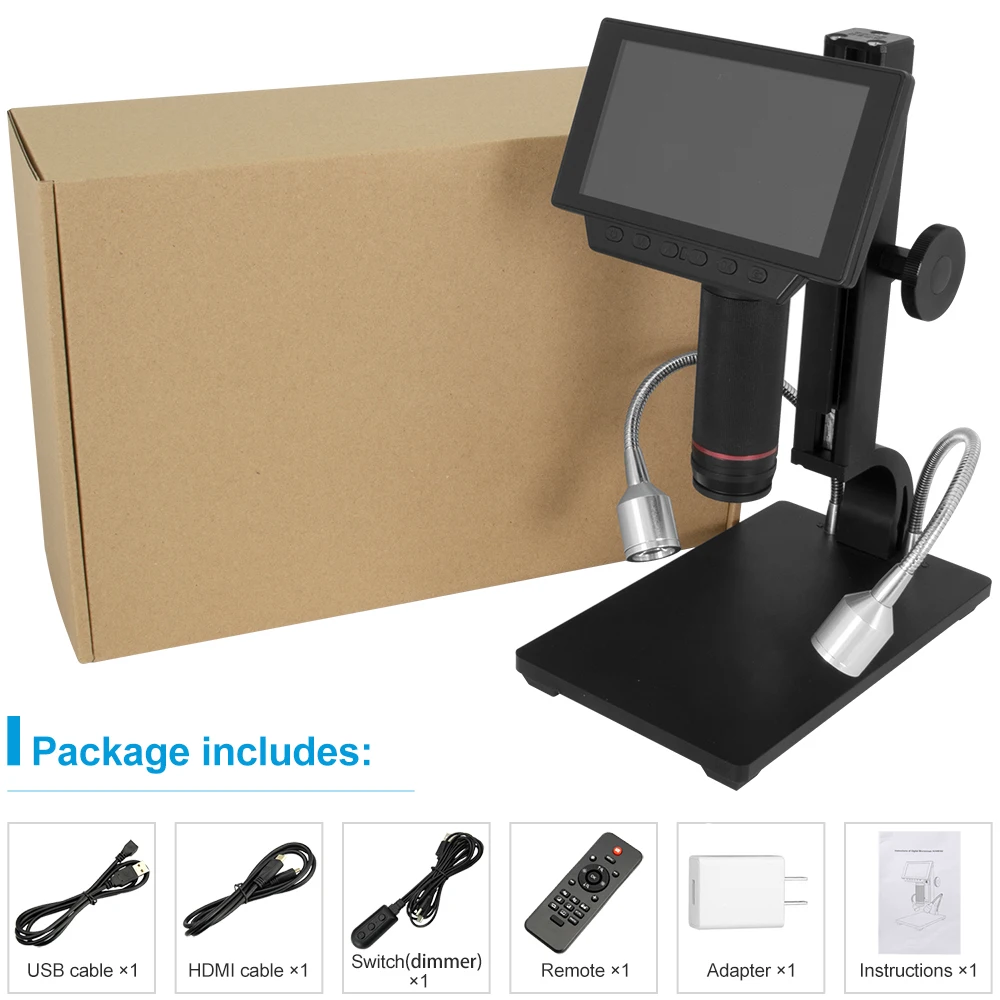 

Andonstar AV Digital Microscope ADSM302 Long Object Distance USB Digital Microscope for PCB Repair Soldering Tool BGA SMT
