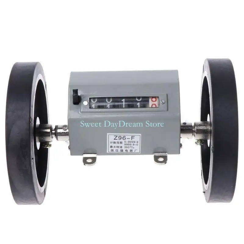 Y88C Z96-F Mechanical Length Distance Meter Counter Roller-Type Yard Counter for Record of of Weaving,Plastic Film,Leather