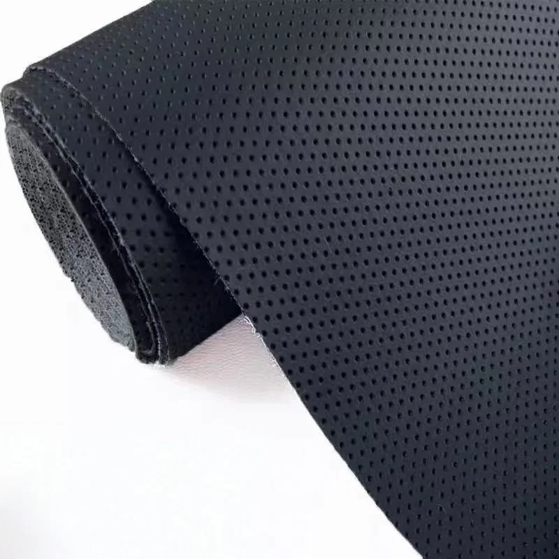 100x160cmPU Leather Fabric Car Interior for Upholstery Steering Wheel Car Fabric Seat Bag Perforated DIY Sewing Waterproof Matte