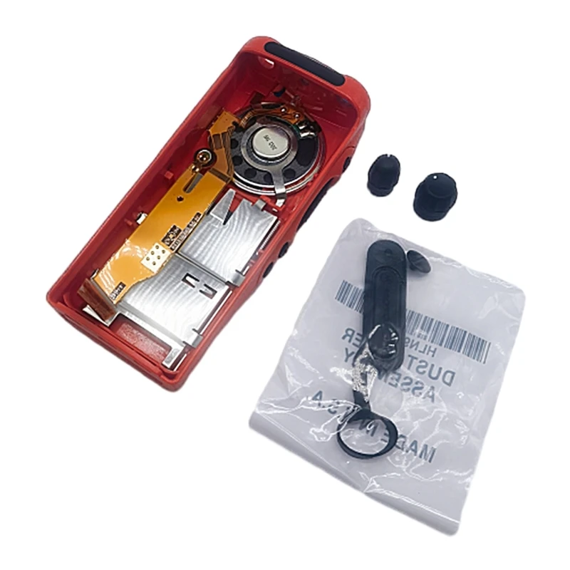 Replacement Repair Housing Cover Sheaths Front Case with Knob for GP328 RPO5150 HT750 WalkieTalkie