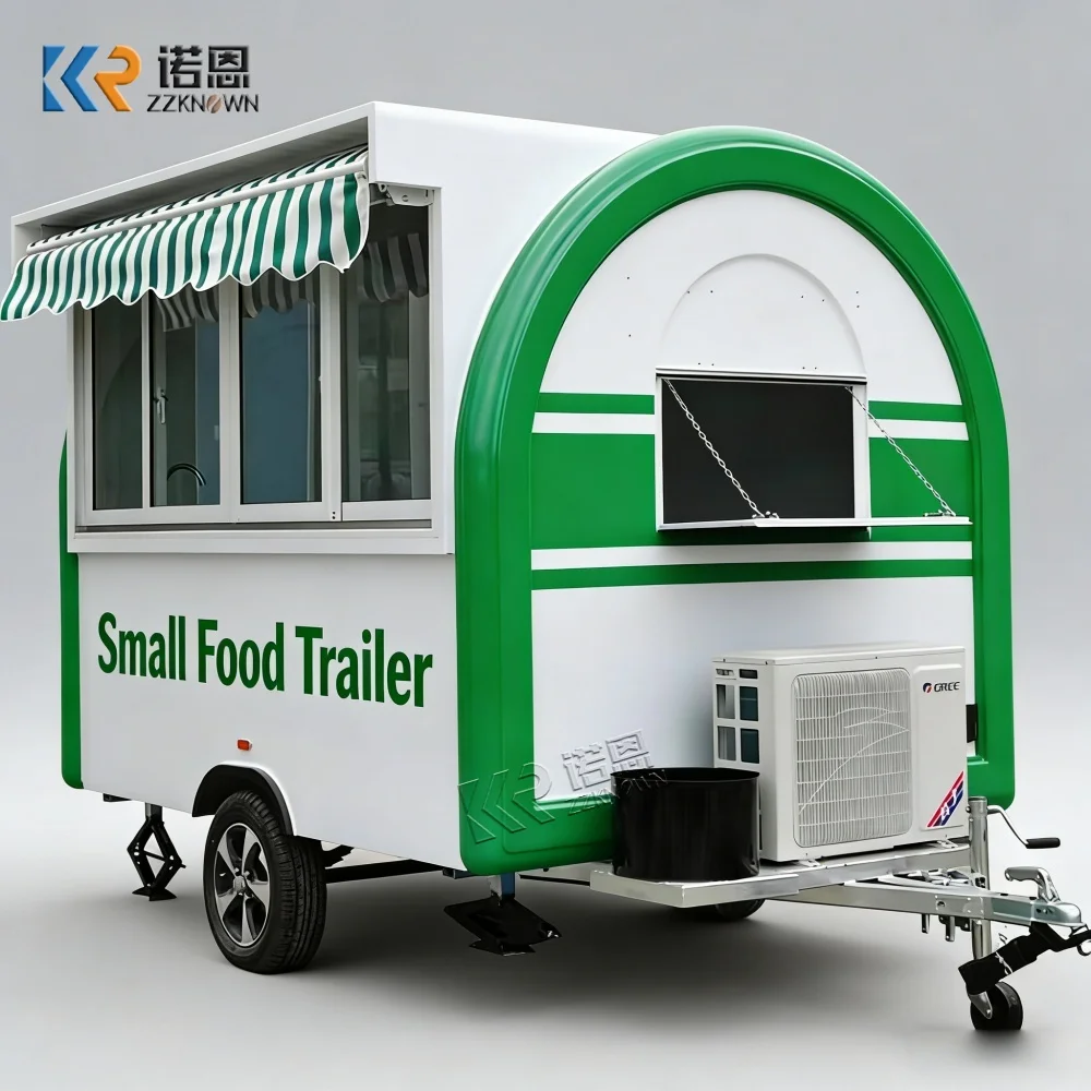 

Mini Mobile Food Truck Compact Commercial Street Vending Cart Wholesale Mobile Catering Unit For Business