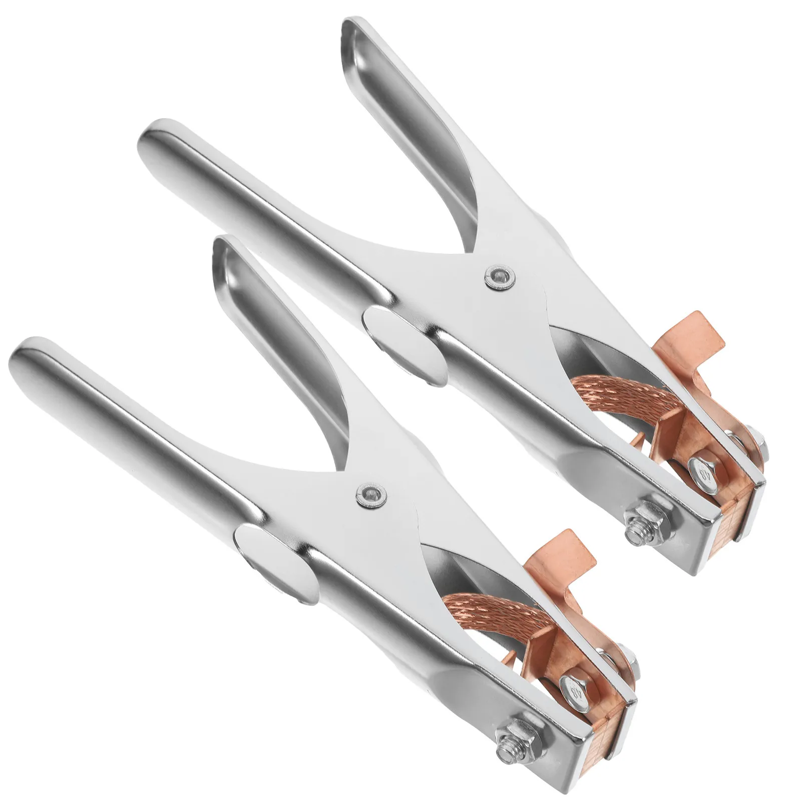 2Pcs Welding Ground Clamps Thickened Manual Welder Grounding Clips Secure Clamp Wire Welding Clamps Heavy Duty