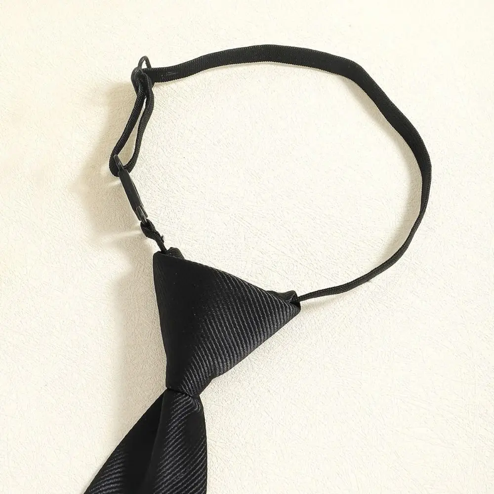 Temperament Korean Flower Tie Black Bee Rhinestone Necktie Harajuku Style Alloy Decoration Shirt Tie Women