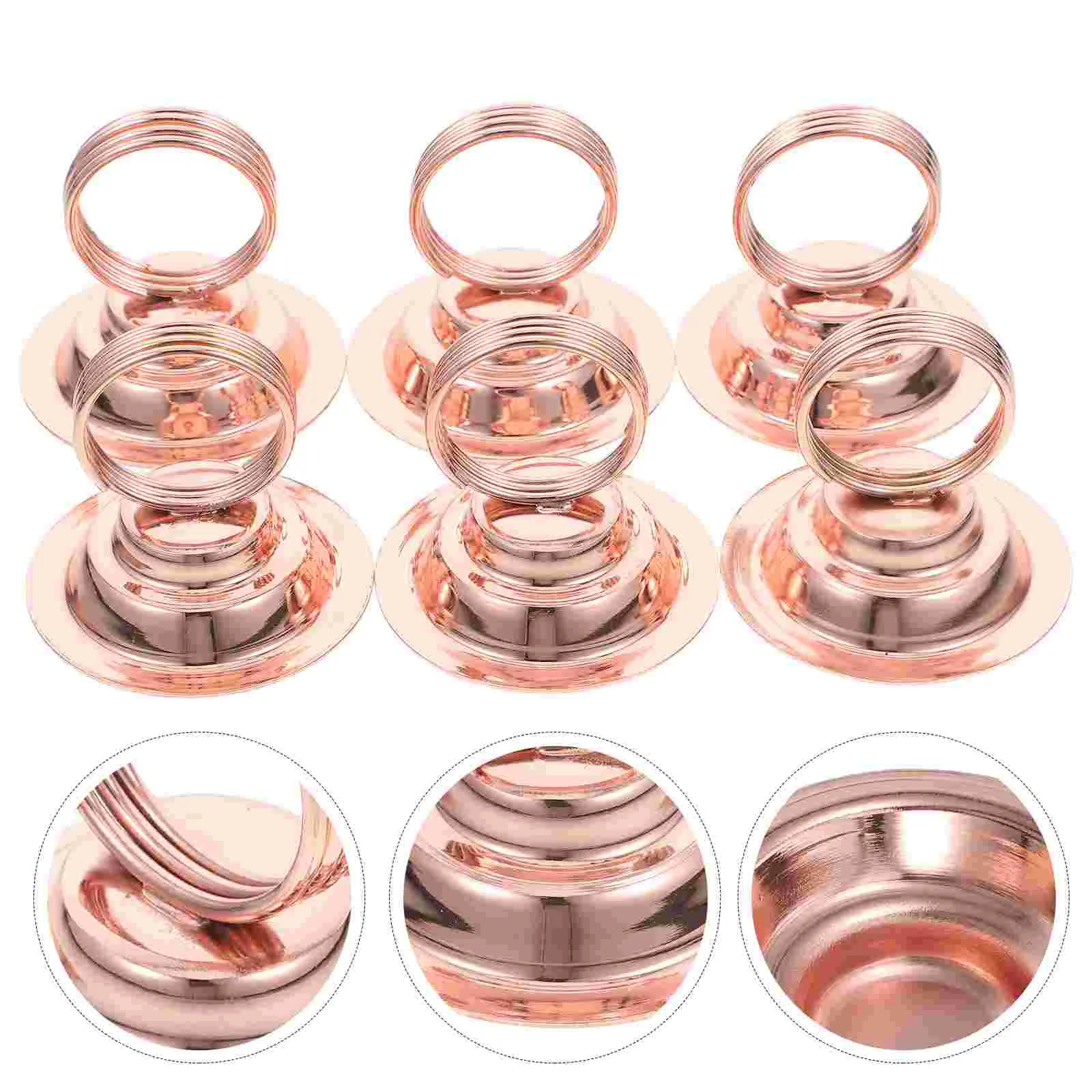 Vertical Number Plate Clip Table Sign Holder Card Stand Holders Gold Recipe Wedding Numbers Place