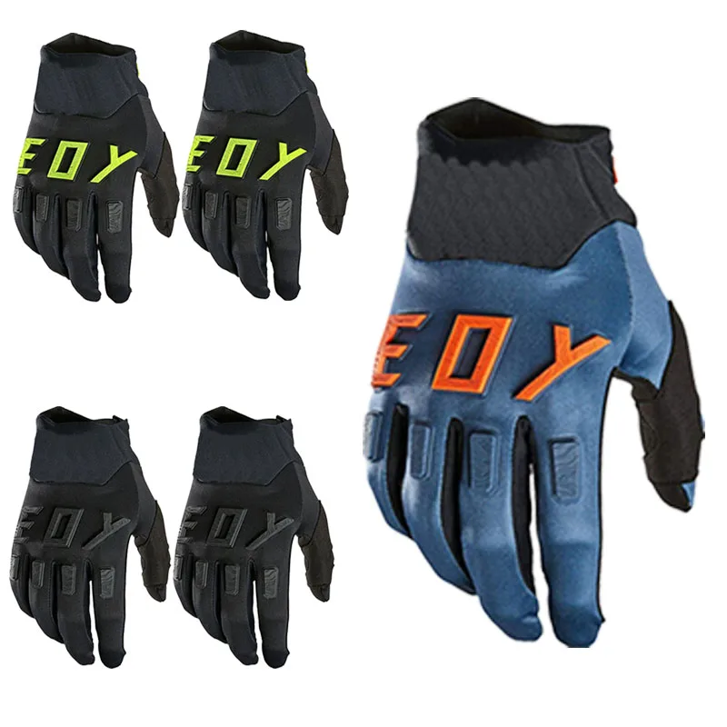 Guantes de carreras de Motocross para descenso, bicicleta de montaña, DH MX, todoterreno, verano, para hombre y mujer, gel de ciclismo, guantes de mtb