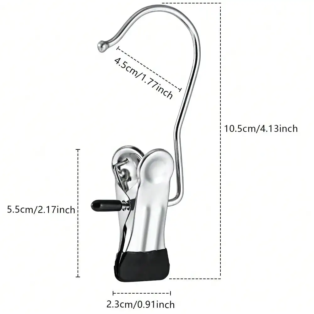 50PCS Hanger Clips, Multi Function Clip Hooks, Laundry Hanging Hooks Clips, Clothes Clips, Closet Hangers