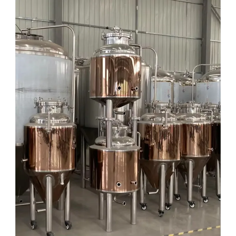 Homemade beer 100-liter conical fermenter, for beer brewing 200-liter beer equipment, for carbonated beverage processing