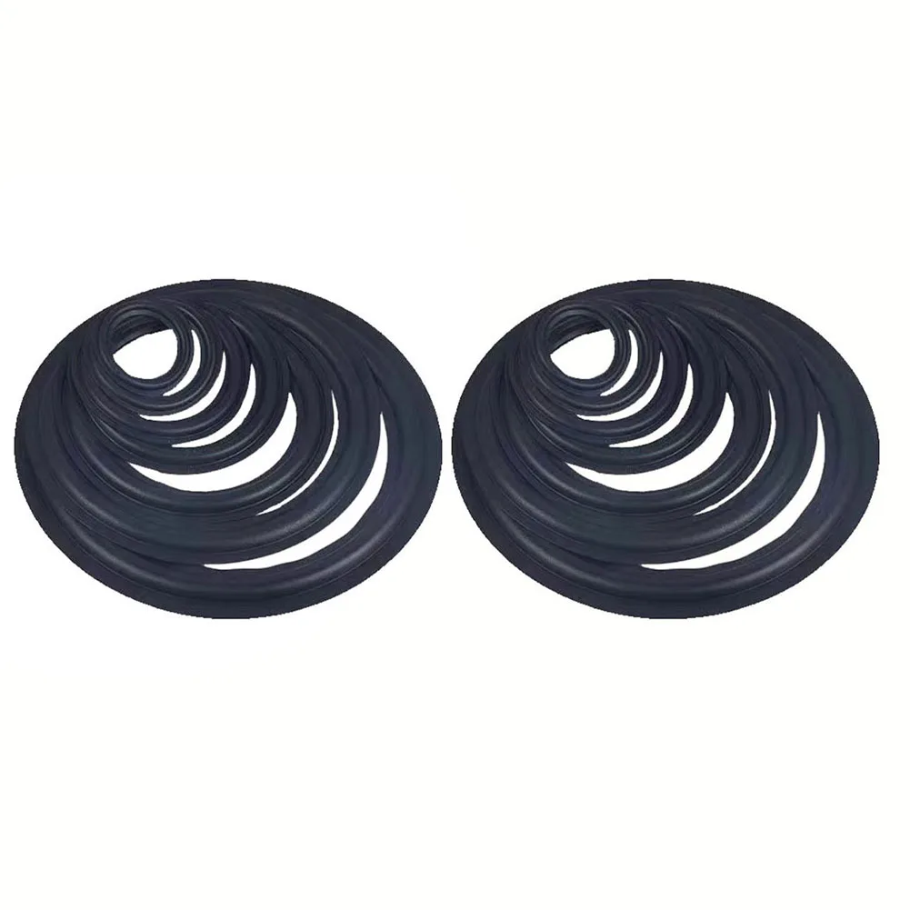 2PCS Speaker Foam Surround Edge Rings Repair Kit 2Pcs 4/5/6.5/8/10/12 Inches DIY Speaker Surround Repair Rubber Replacement