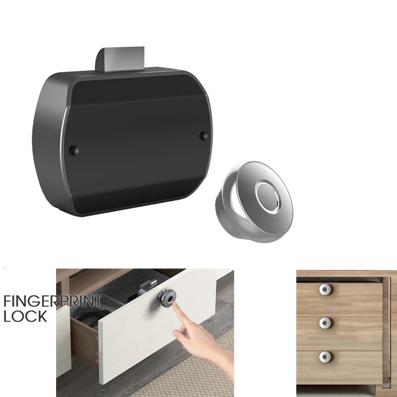 Drawer Intelligent Fingerprint Locks Cabinet Locker Finger Print Electronic Lock Furniture Smart Door Lock Fingerprint Modul