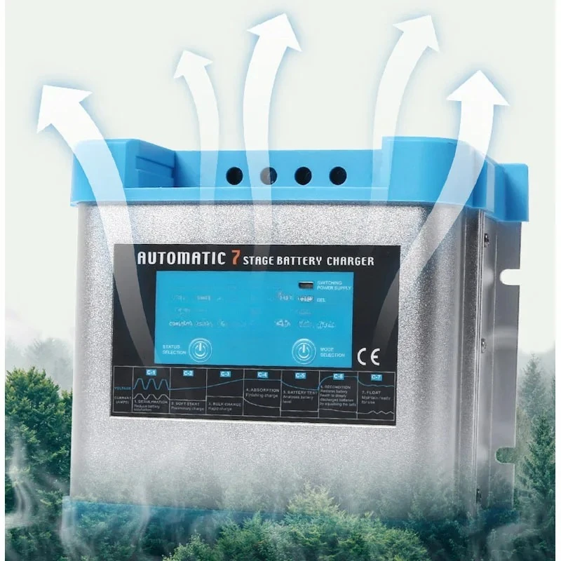

RoHS Auto Battery Charger 12V 40A for Lead-acid Battery Use-EBC1240
