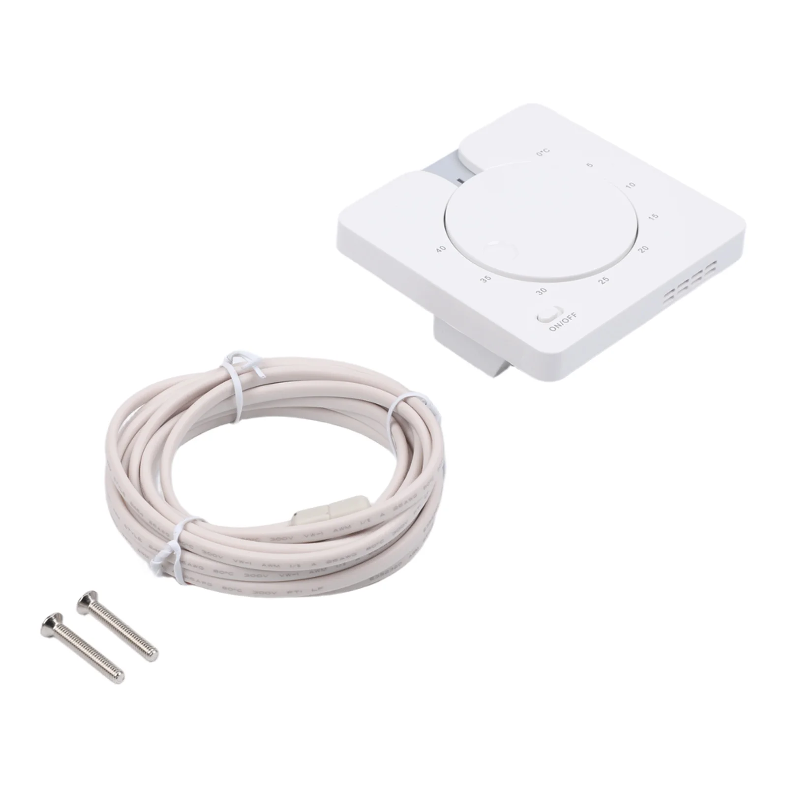Electric Floor Heating Thermostat 16A Mechanical Temperature Controller with Visual Indicator for Precise Indoor Heating Control
