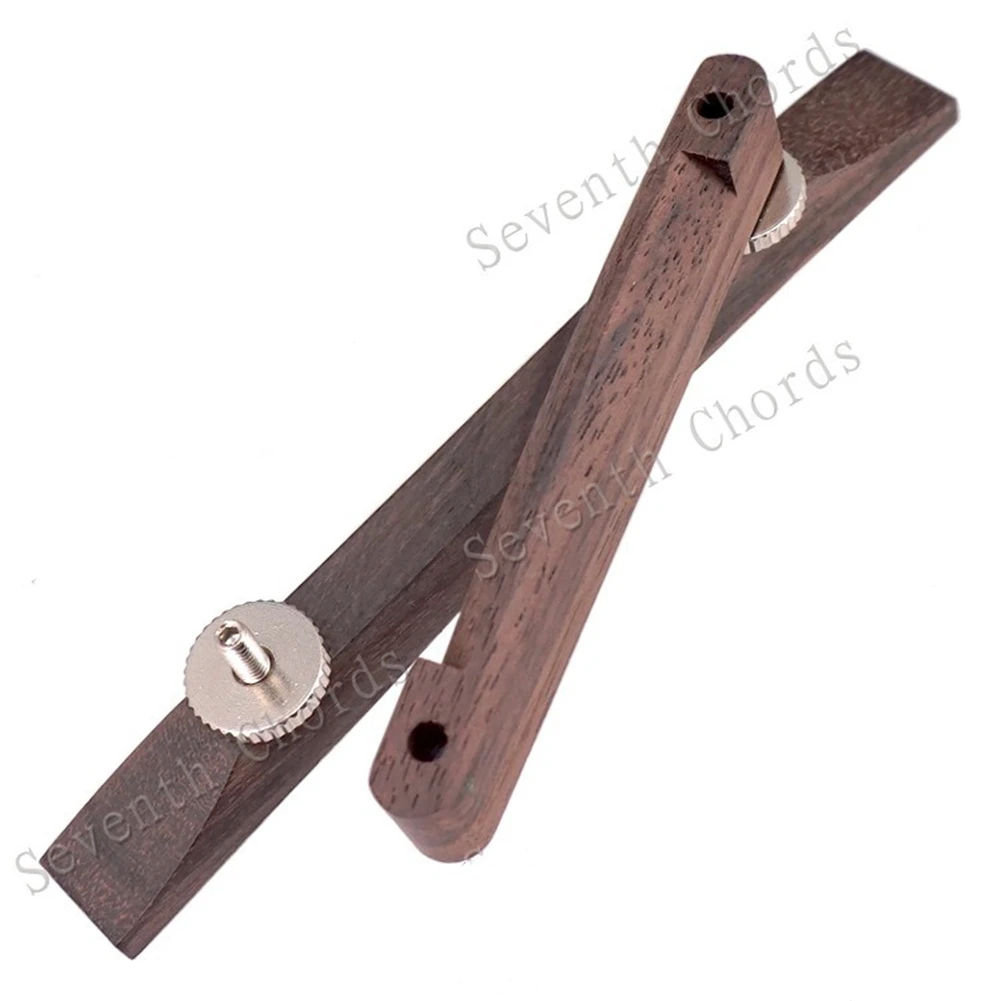 

Rosewood 6 String Archtop Guitar Adjustable Bridge Part For Jazz Acoustic Guitar Hollow Semi-hollow Guitar Bridge Arc Design