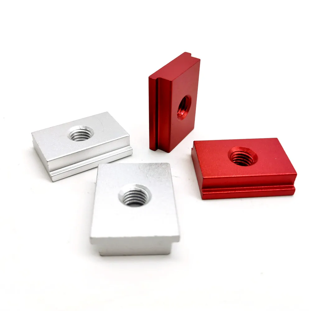 5/10PCS T-Slider für T-Slot Gehrung Track Slider Gleitmutter Aluminium T Slot Mutter für Holzbearbeitung Werkzeug Jigs Schraube Slot Verschluss – Detail 13