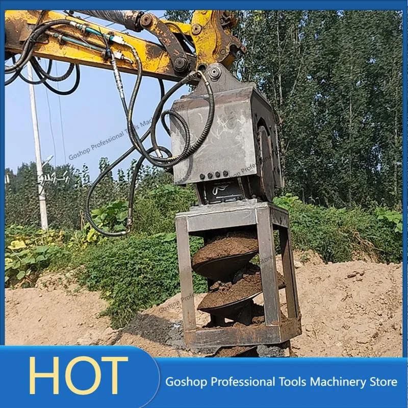 

Square spiral drilling rig, square drilling rig for house foundation drilling, digging and changing spiral drilling rig