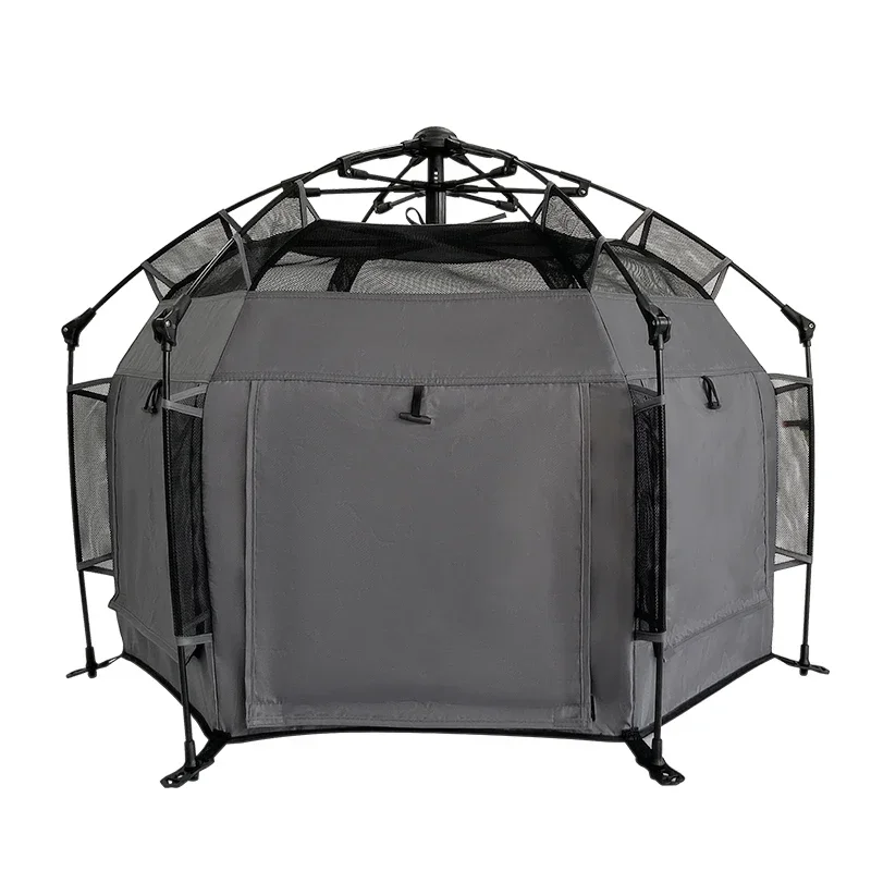 Hexagonal frame pet tent, thickened design, suitable for outdoor camping and foldable furniture
