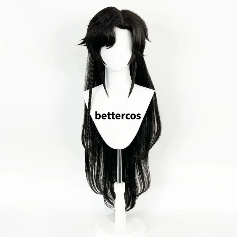 

2025 11 Hua Cheng Xie Lian Heaven Officials Blessing San Lang Cosplay Tian Guan Ci Fu Wig Black Heat Resistant Synthetic Hai