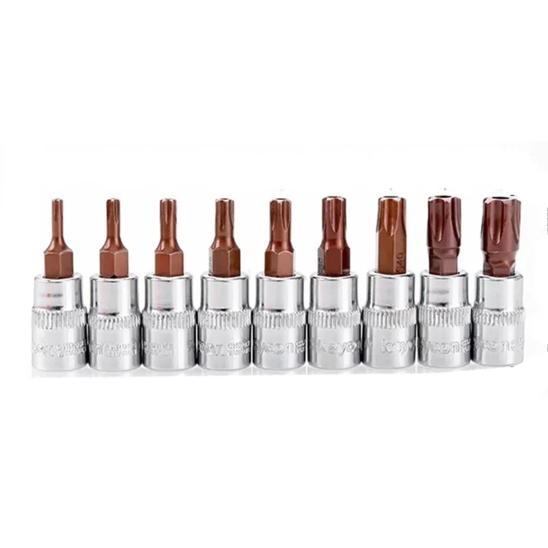 

Торцевая головка Torx с приводом 1/4 дюйма T8 T10 T15 T20 T25 T27 T30 T40