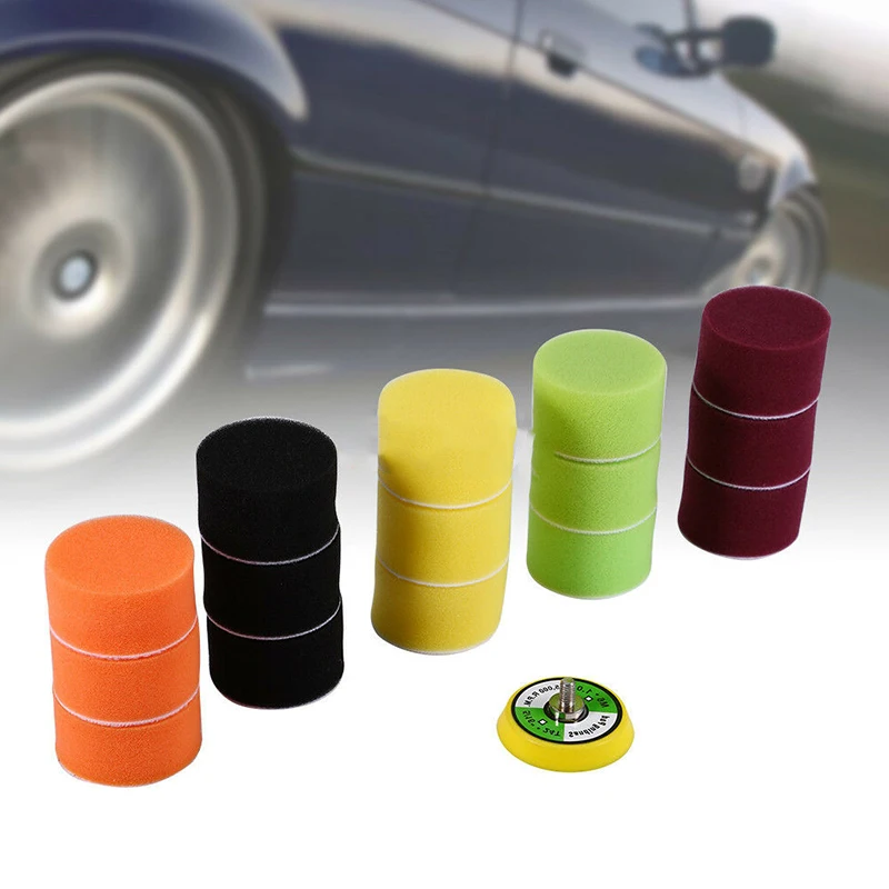 Practical Accessories Parts Polishing Pads Flat Car Cleaning tool Replacement Set Sponge Polisher Buffing Waxing