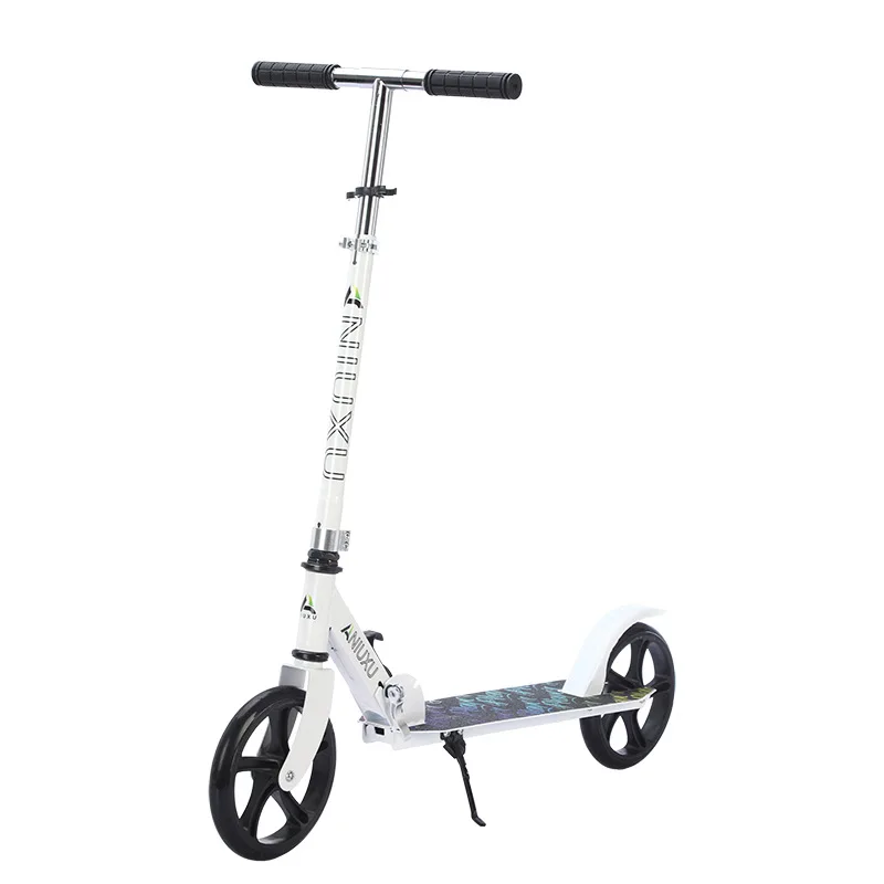 Patinete Elétrico Dobrável para Adultos com Rodas Grandes, Freio Manual e Altura Ajustável – Ideal para Adolescentes e Crianças – Patinete Urbano