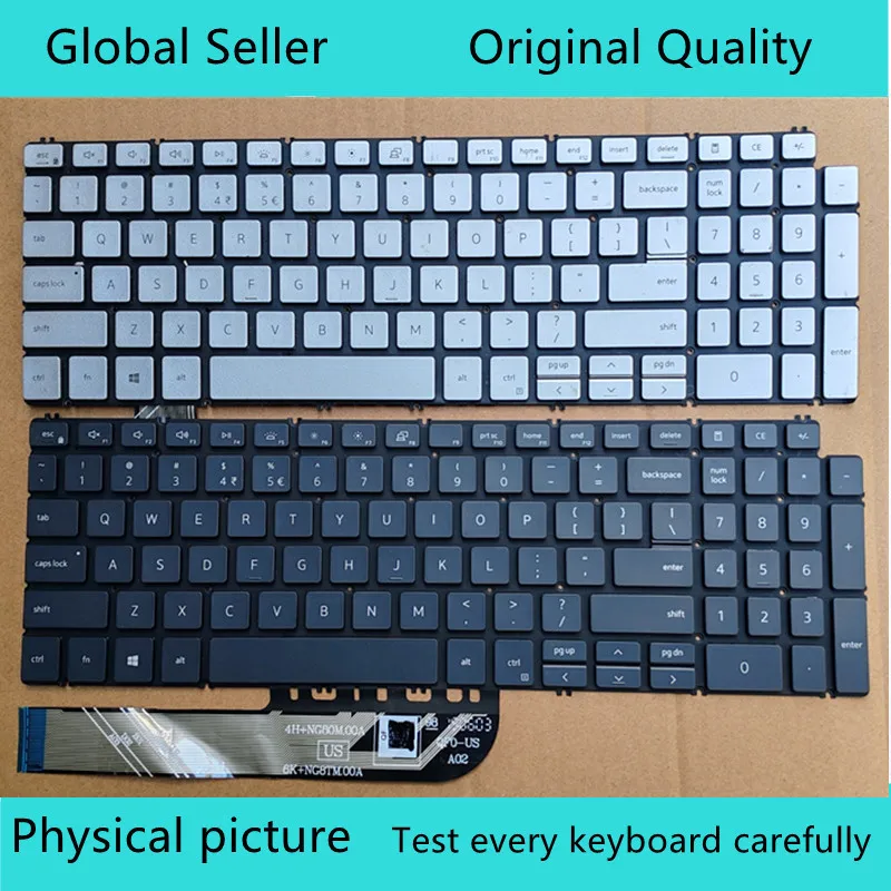 

90% New For DELL 7500 7501 7506 7590 7591 5501 5502 5505 5510 5511 5515 584 5590 5593 5594 5598 3500 3501 3510 Keyboard Backlit
