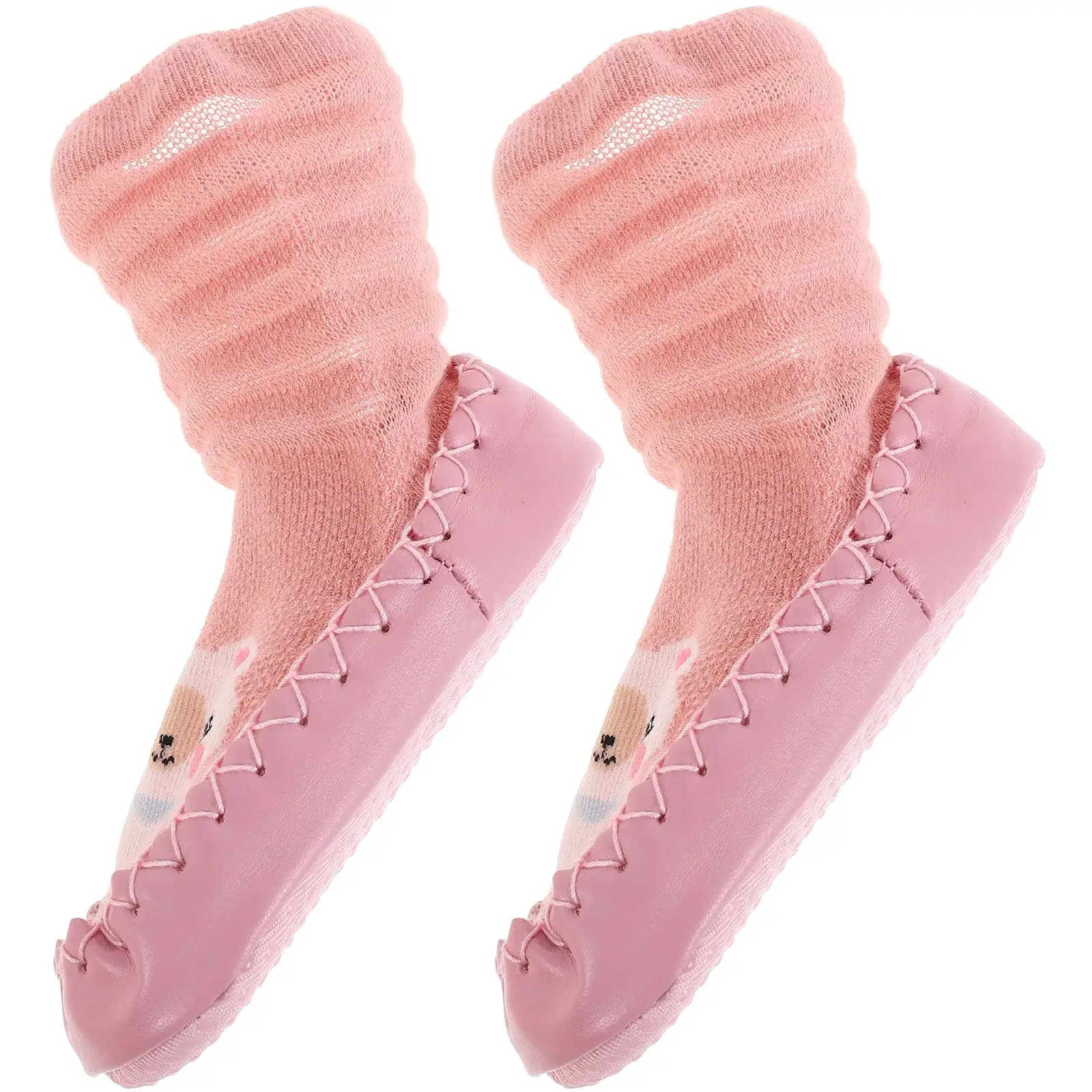 Calzini da pavimento antiscivolo Scarpe da bambino per neonati Scarpe da calzino da passeggio in rete Scarpe da allenamento per neonati per bambini invernali 11 cm Modelli carini