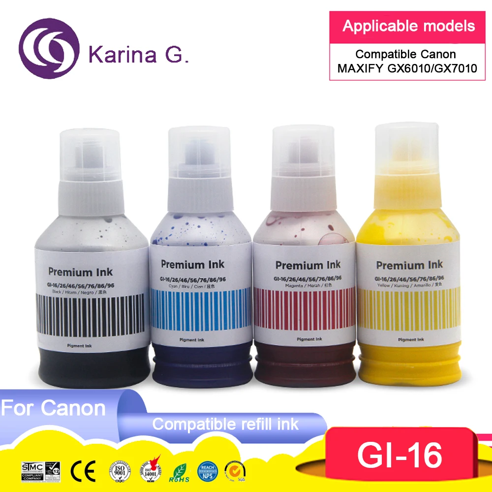 

Чернила на водной основе для принтера Canon MAXIFY GX6010 GX7010