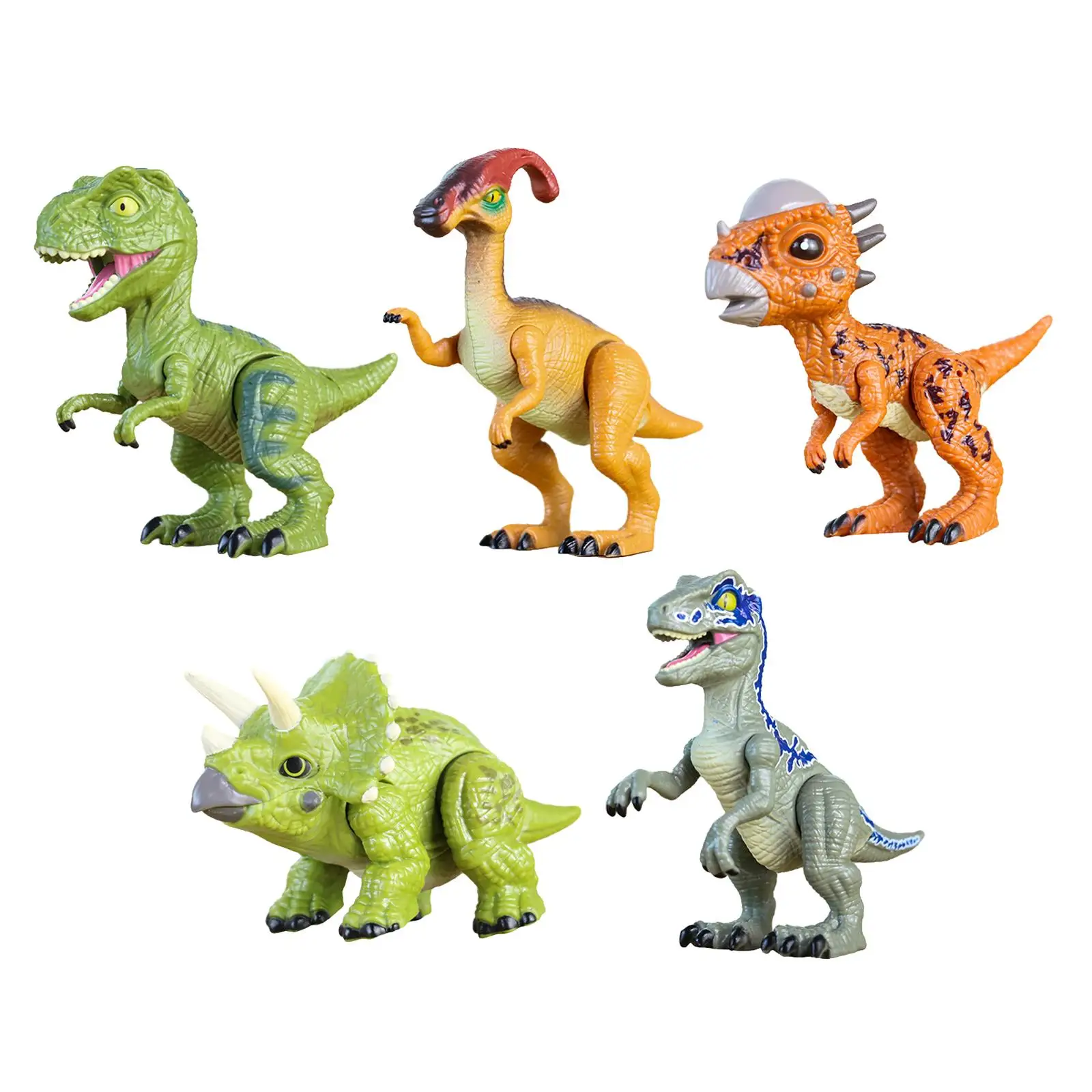 Dinosaur Action Figure Toy Animal Model for Travel Role Play Birthday Gift