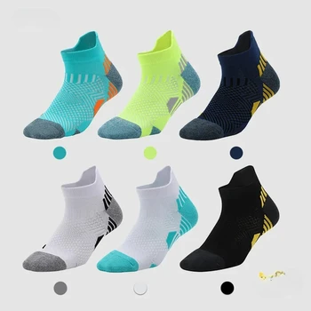 3/1Pairs Sport Compression Ankle Socks Men Women Professional Low Cut Fitness Marathon Running Outdoor Deodorant Breathable Sox 6