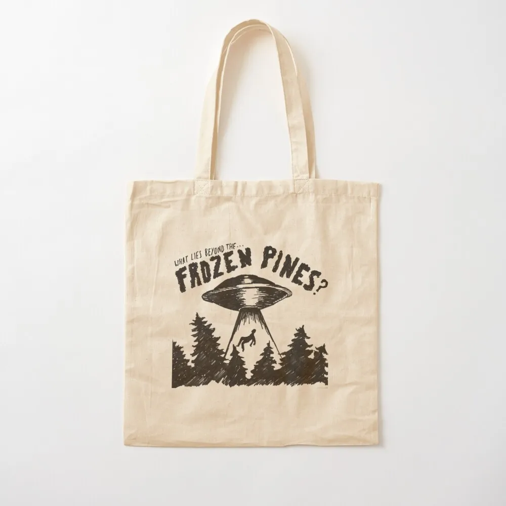 

Frozen Pines Tote Bag bag for beach personalized tote bag cute pouch Canvas Tote