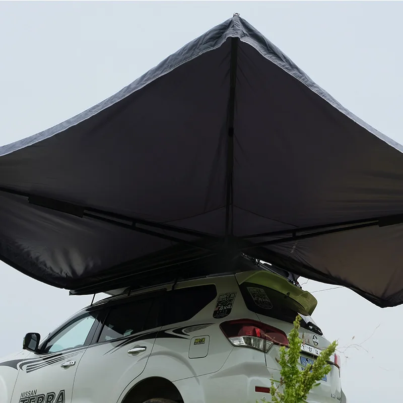 Outdoor Camping Portable 270 Degree Car Shade Canopy  Car Side Awning Tent