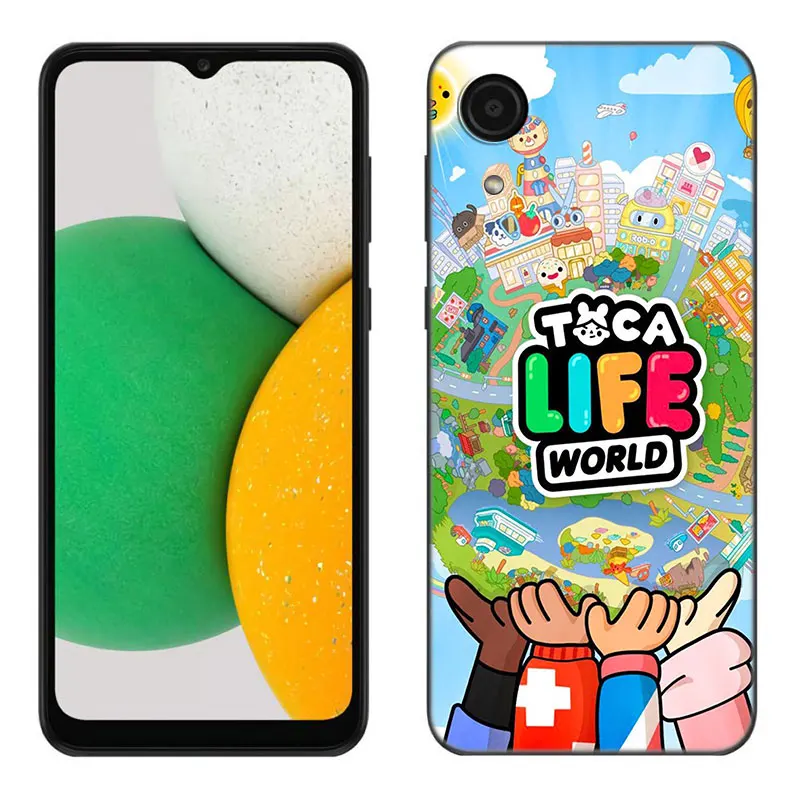 Toca Life World Game Phone Case For Samsung Galaxy A01 A03 Core A04 E A02 A05 A10 A20 A21 A30 A50 S A6 A8 Plus A7 2018 Cover