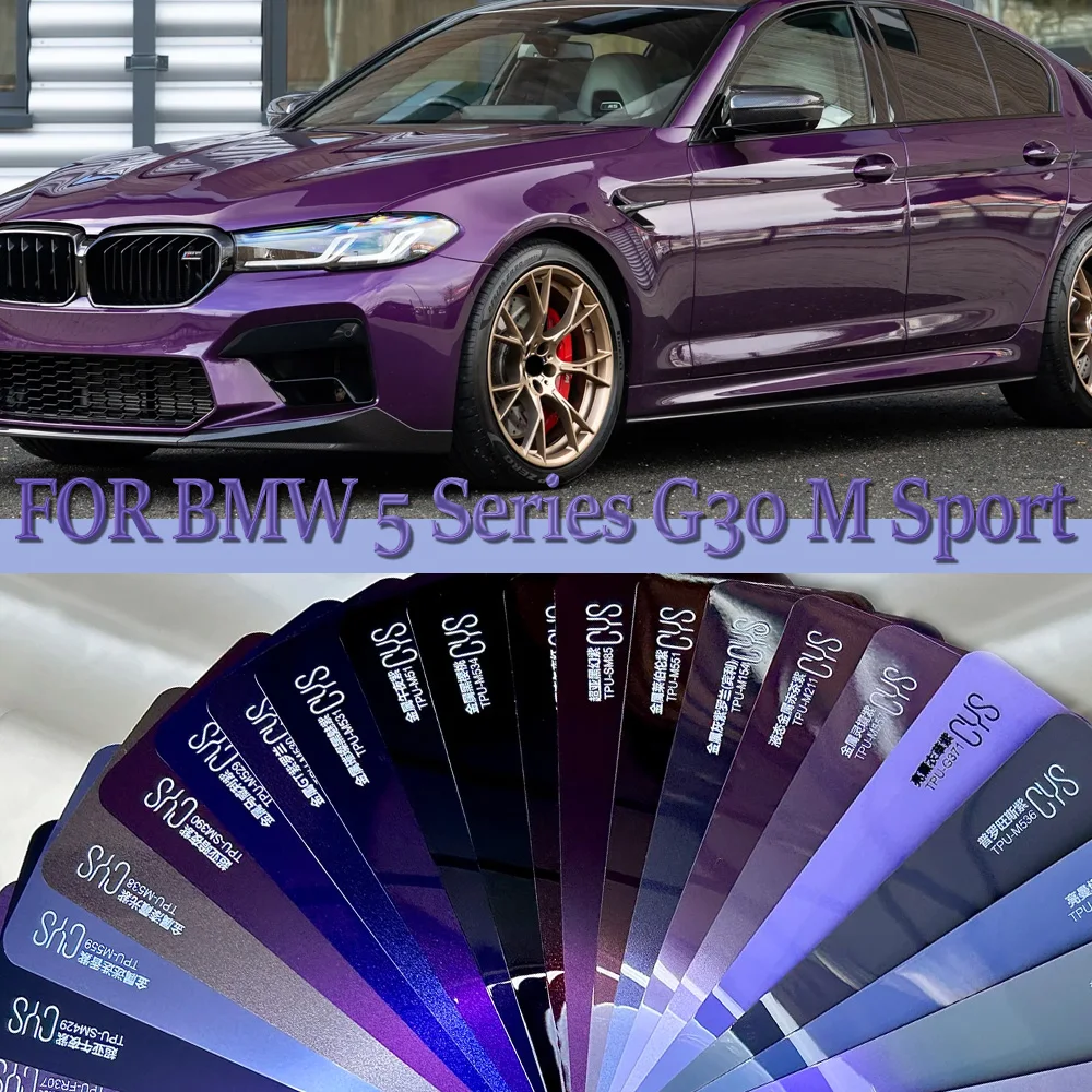 PPF TPU for BMW 5 Series G30 M Sport 2021 2022 2023 Paint Protection Film Precut Car Sticker Clear Kit Bra Transparent.