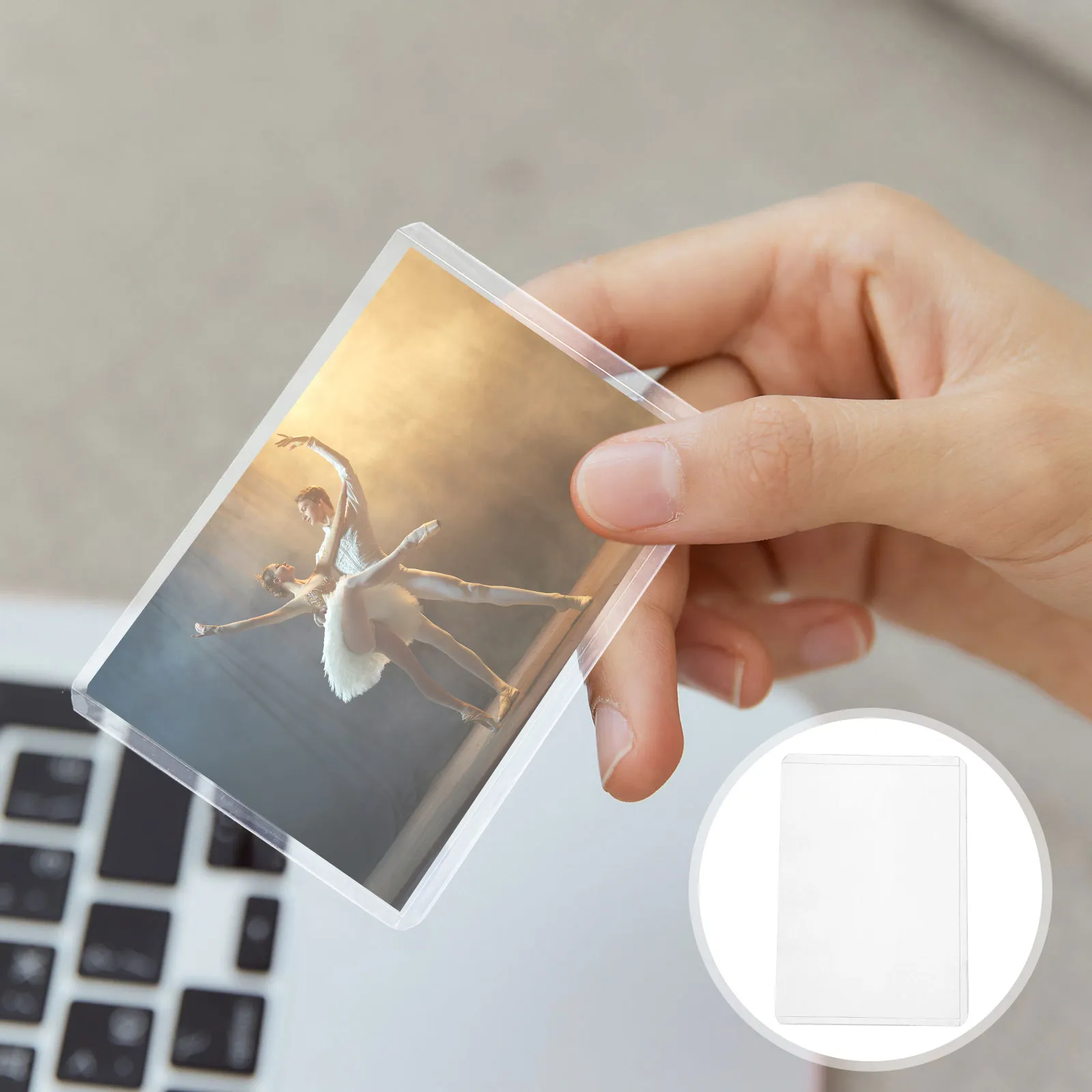 

20Pcs Fine Workmanship Clear Photo Card Sleeves for Trading Cards Game Cards Postcards Photos Bills Collection Anti-Scratch