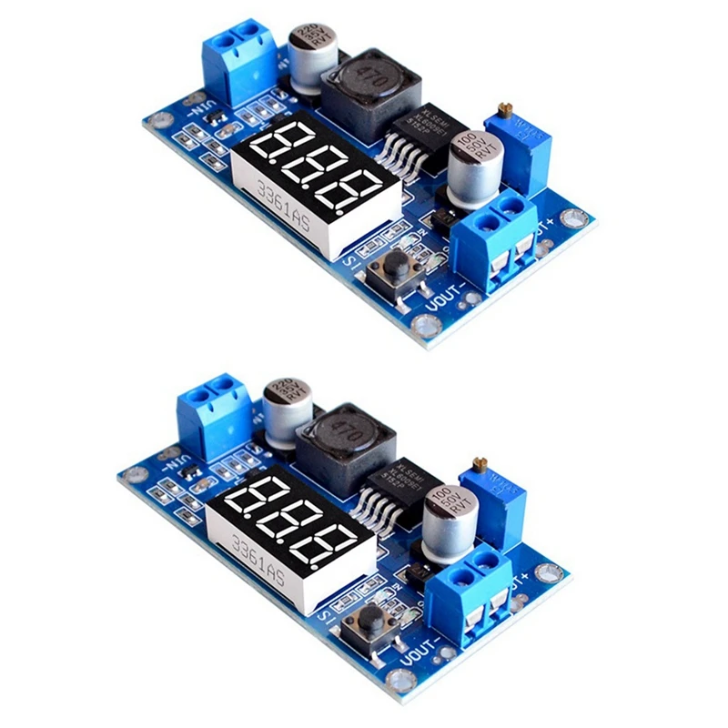 2Pcs XL6009 DC-DC Booster Module Adjustable Step-Up Boost Converter Module DC-DC 4.5V-32V To 5V-35V 4A Step-Up Module