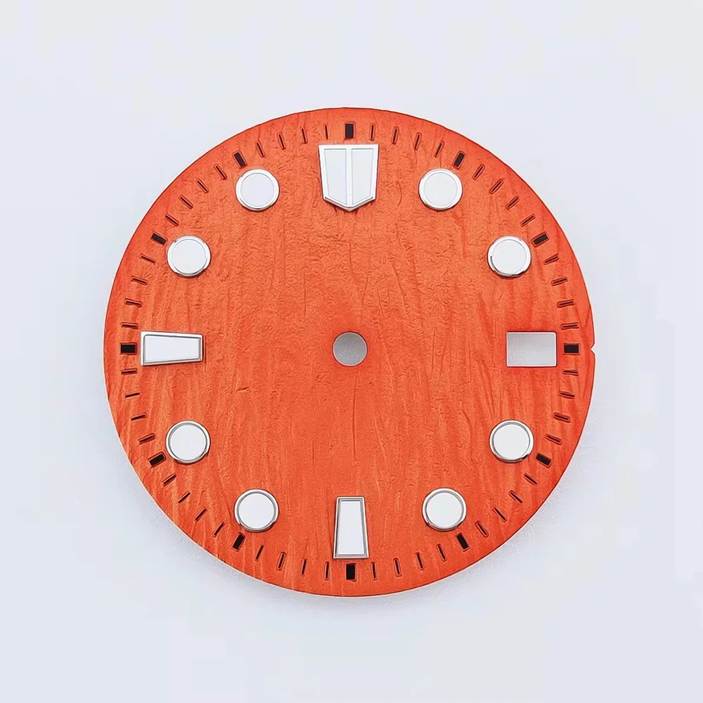 High quality Customized Green Luminous 28.5mm Dial NH35 Watch Dial Fit For NH35 NH36 Movement 28.5mm Watch Faces Dial