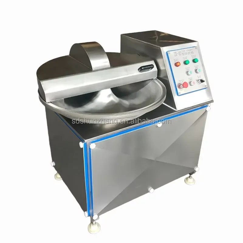 MAISHENG Commercial Kitchen Three Phase Automatic Electric Stainless Steel Meat Bowl Cutter Chopper Salad Fresh Meat