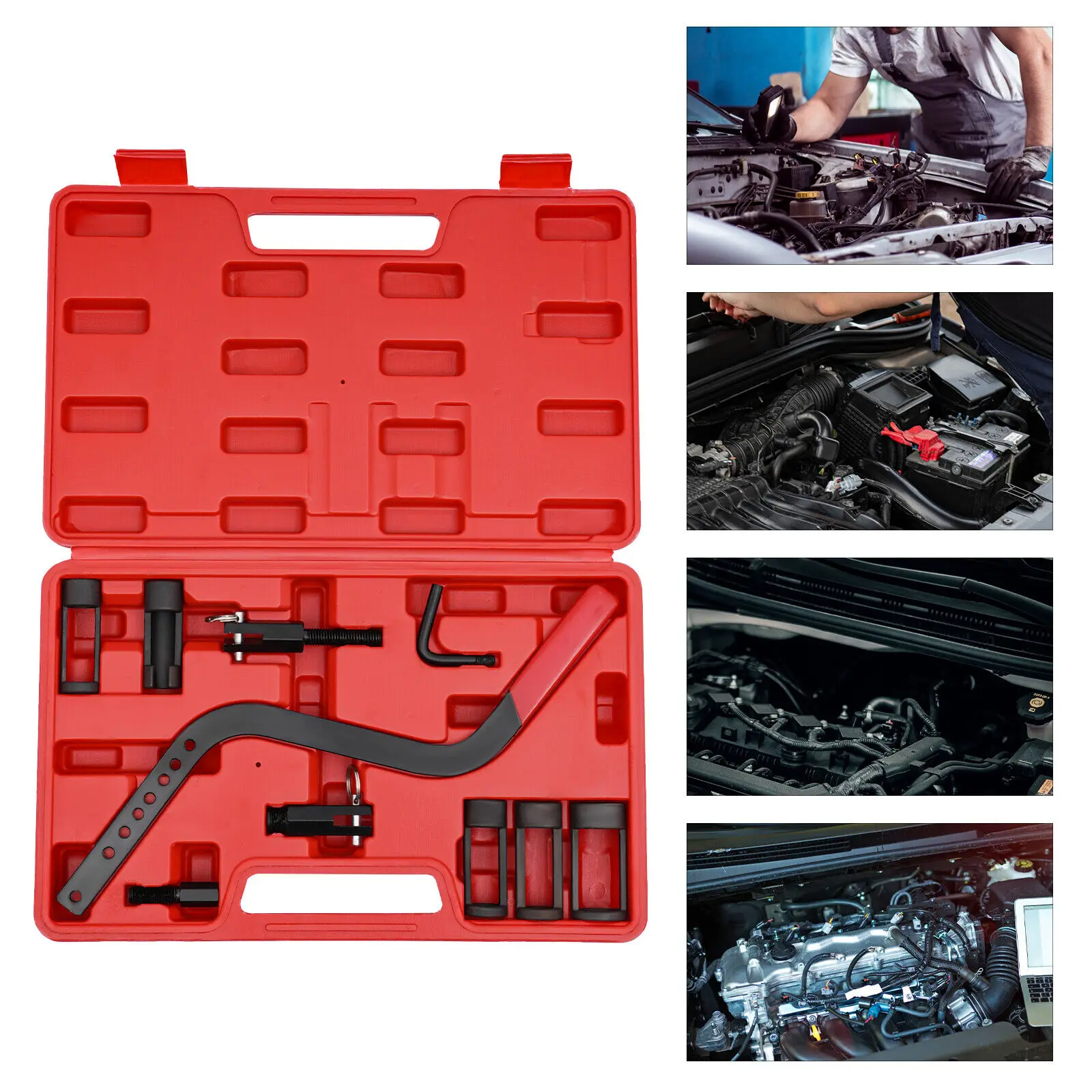 

Valve Spring Compressor Tool Kit Valve Spring Disassembling Tool & Installer
