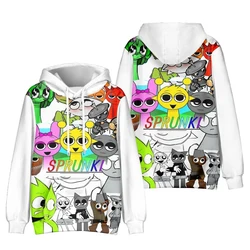 Sprunki Game 3D Printed Hoodies Men Women Fashion Streetwear Oversized Sweatshirts Hoodie Male Pullovers Tracksuit Man Clothing