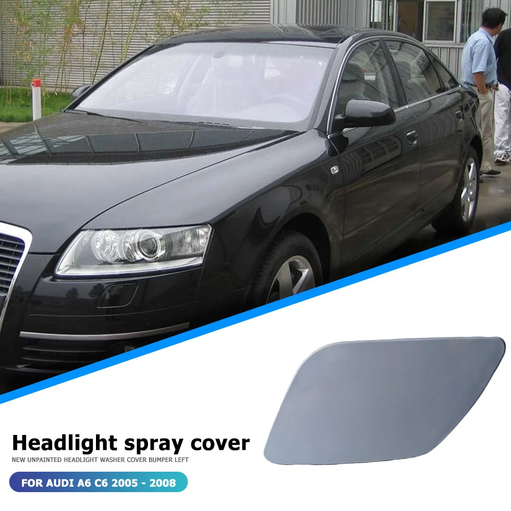 

Car Headlight Spray Cover Headlamp Washer Jet Nozzle Cap for Audi A6LC6 04-08
