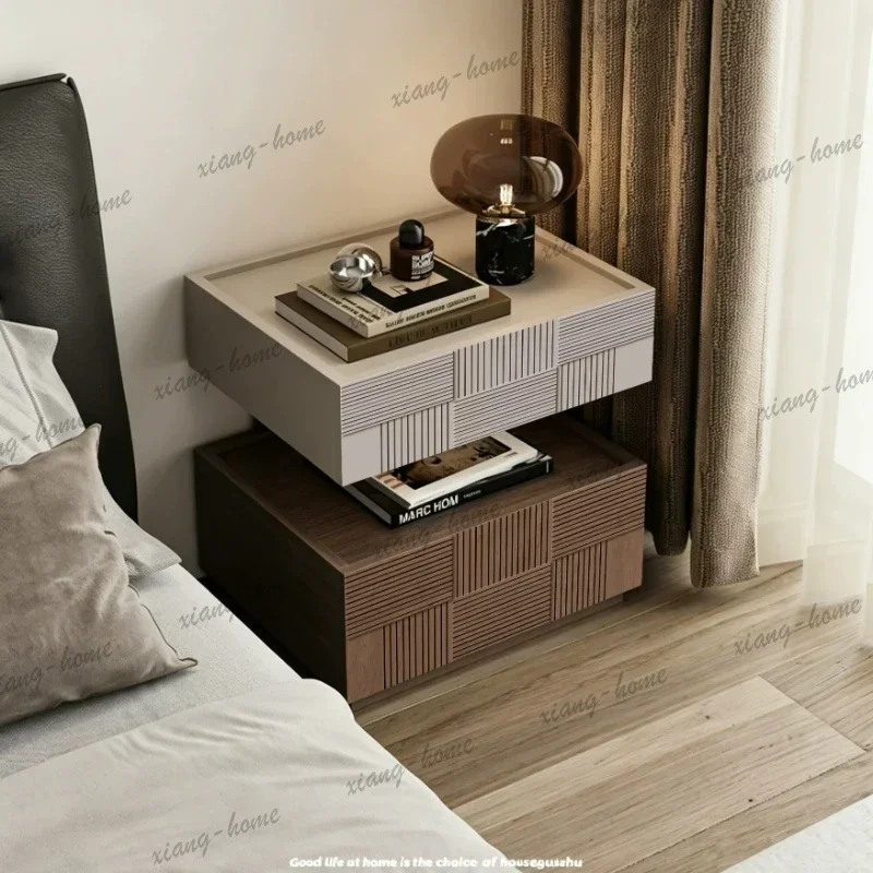 LD Minimal Rustic Nature Nightstands High Designer Floating Weird Cute  Bauhaus Antique Tavolo Da Letto Furniture