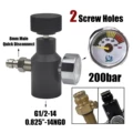 2 holes male 200bar