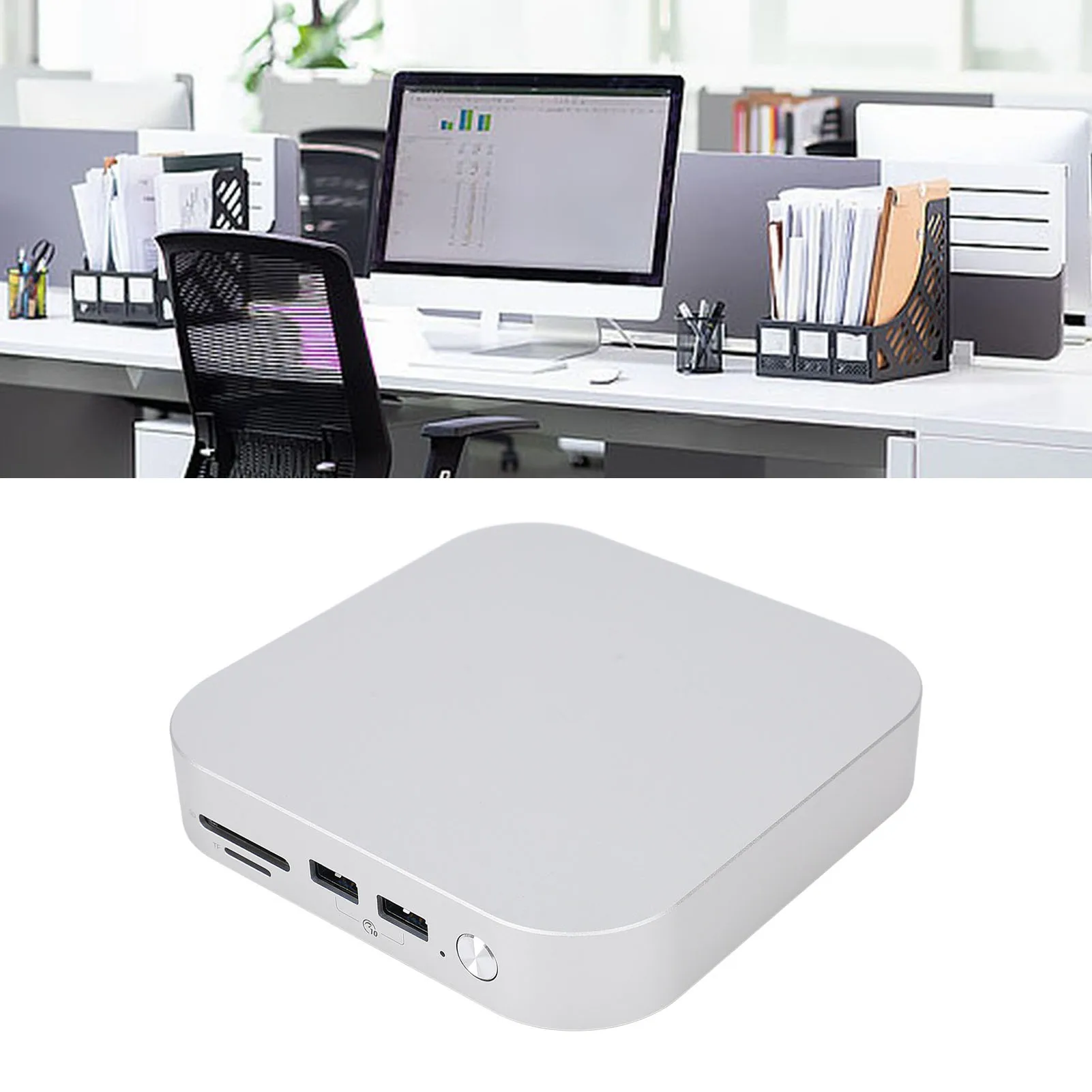 

Док-станция из алюминиевого сплава для Mac Mini M4, пропускная способность 40 Гбит/с, Plug and Play, быстрая передача данных, простая настройка для развлечений