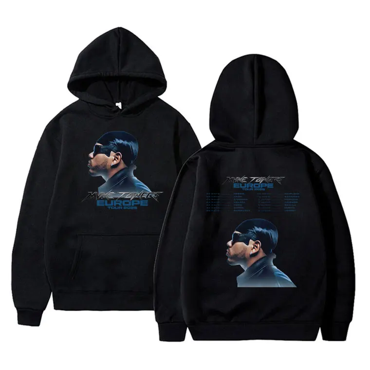 

Rapper Myke Towers Europe Tour 2025 Merch Hoodie Men Women Fashion Hip Hop Sweatshirt Unisex Casual Oversized Fleece Pullover