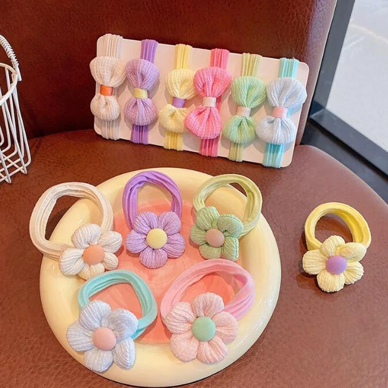 6Pcs/lot New Girl Baby Hair Band Baby Hair Accessories