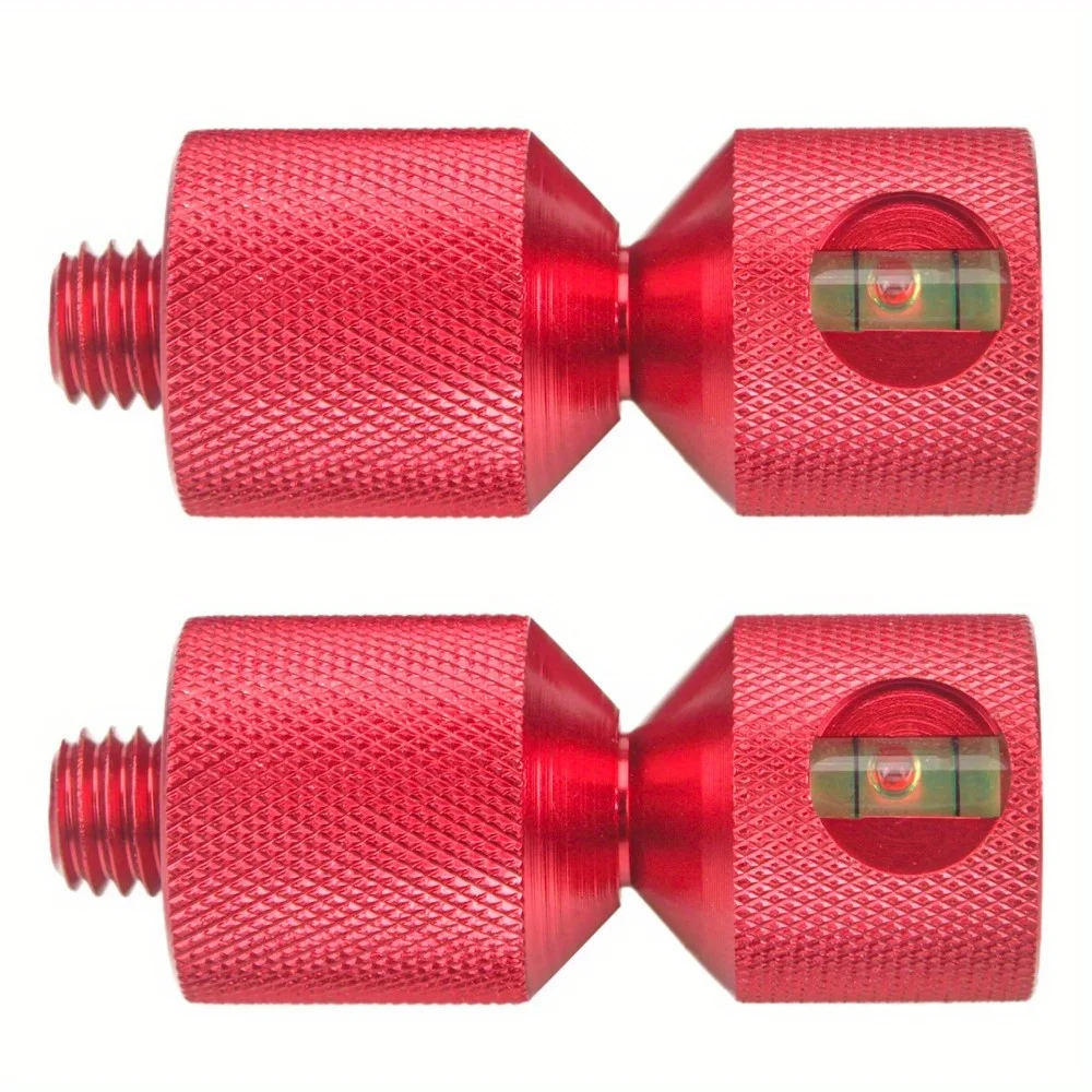 1Set Aluminum 1-1/8 Inch Flange Two Hole Pins 1-1/8” Two Hole Alignment Pins with Gradienter