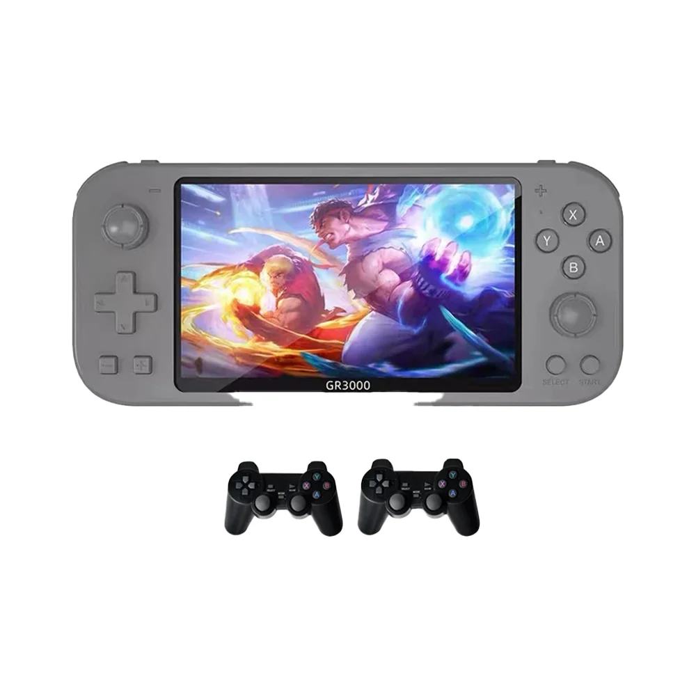 

GR3000 Dual Joystick Retro Handheld Game Console With 5.1Inch High Definition Screen FC/PS1/MIME/Electronic Game Console