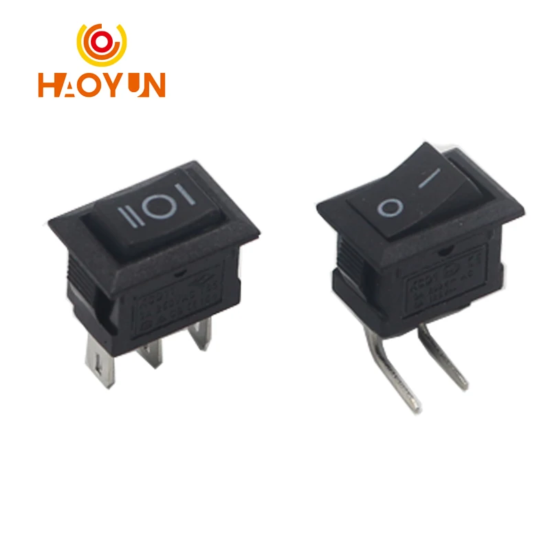 

【10-2 шт.】10*15 корабельный переключатель KCD1-101 117S 10*15 мм 250 В переменного тока/3 А 2-контактный черный ВКЛ-ВЫКЛ 3-контактный черный ВКЛ-ВЫКЛ-ВКЛ-ВКЛ