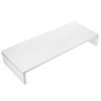Laptop Stand Height Extension Rack Desktop Monitor Computer Screen Riser Storage Shelf Wooden Office
