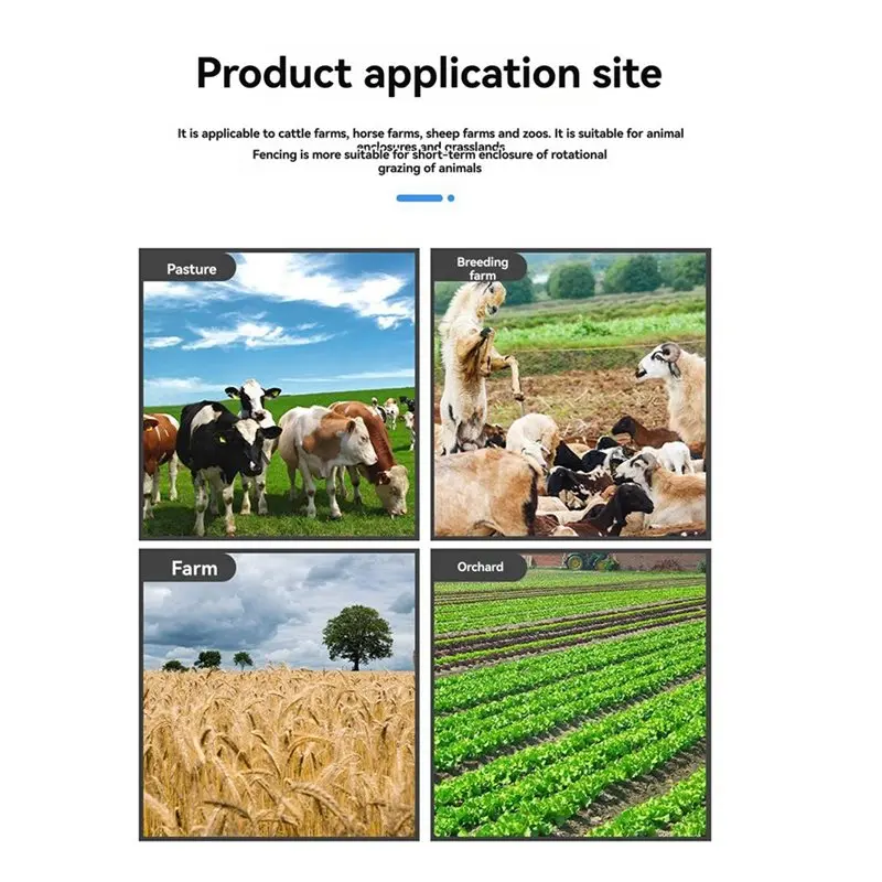 PZHI Electric Fence for Energizer for Livestock, Electronic Fence Host EU Plug 12KV 1.5J, Pulse Fence for Cattle Horse Farm